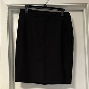 Ann Taylor Classic Black Women's Pencil Skirt - light weight - wool